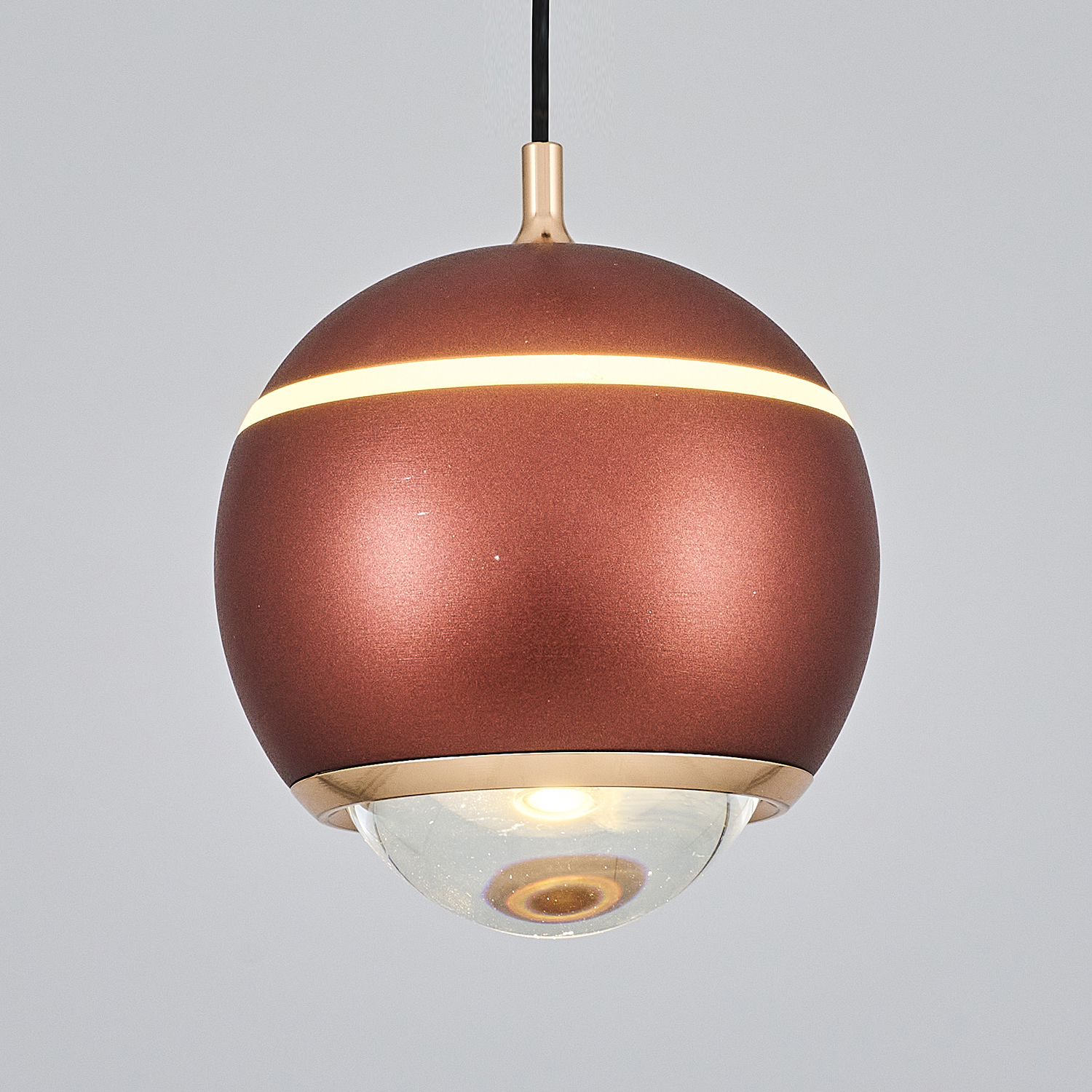 Beyaz-Sarı Akrilik LED Avize 9x120 cm — görsel 7