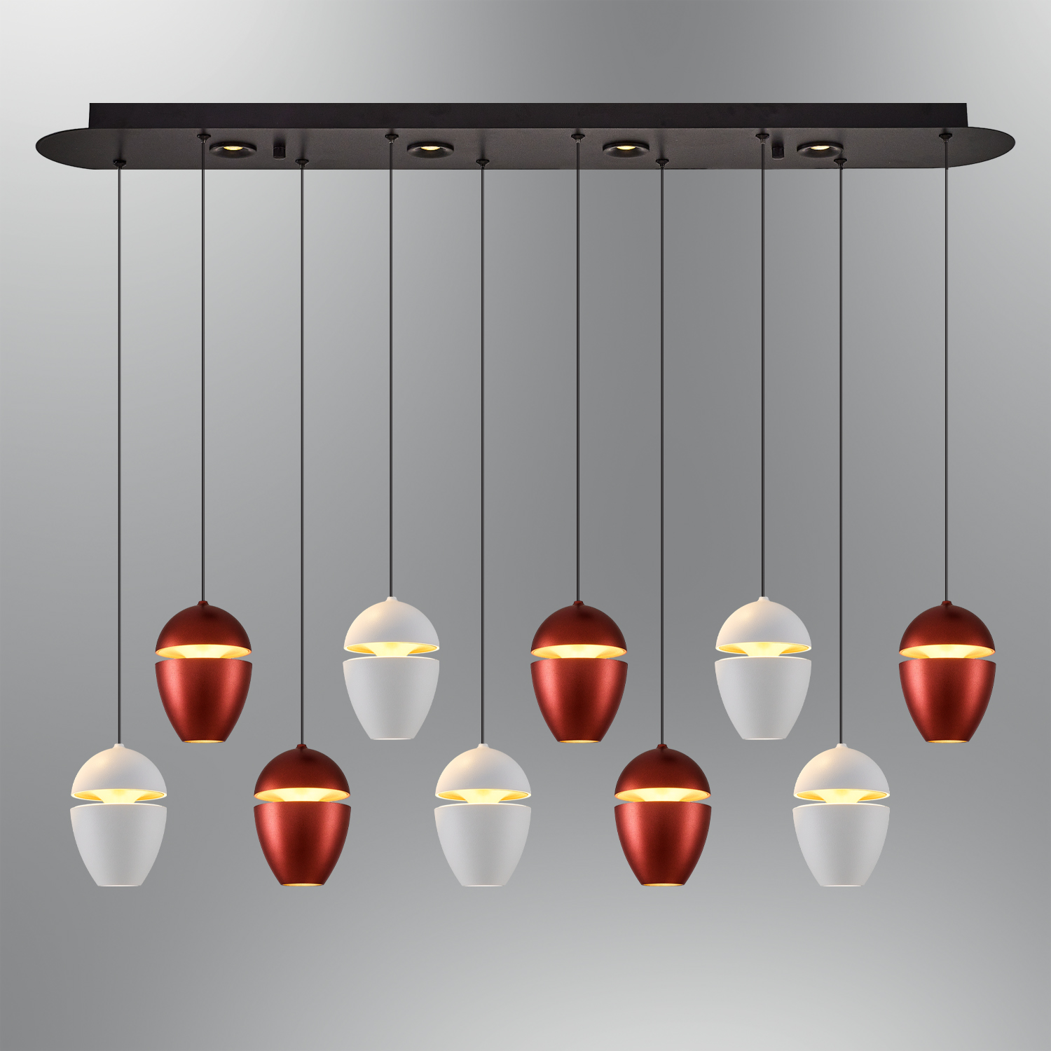 أبيض-بني-مختلط أكريليك LED ثريا 100x120 cm Beyaz-kahve-karışık Akrilik LED Avize 100x120 cm