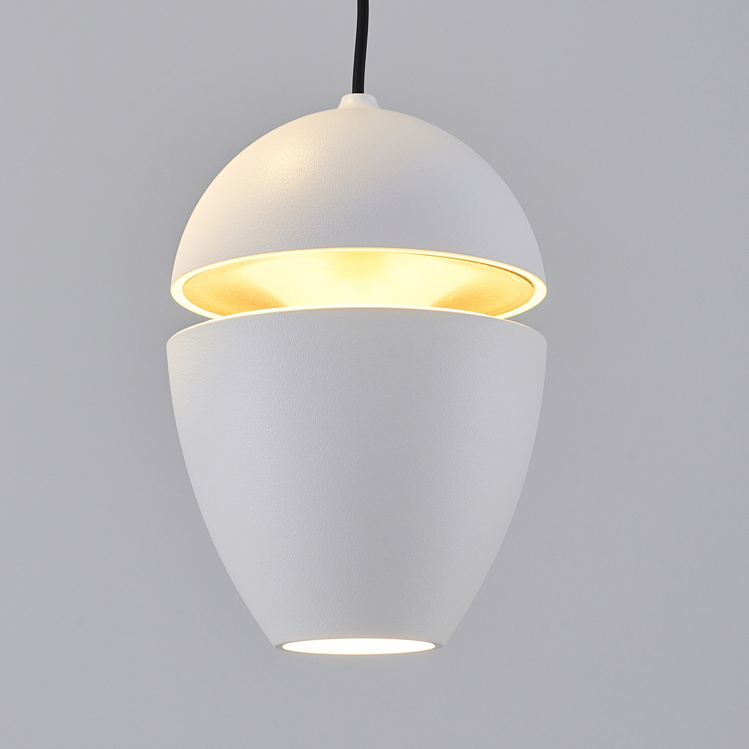 Beyaz-Sarı Akrilik LED Avize 8x120 cm — görsel 3