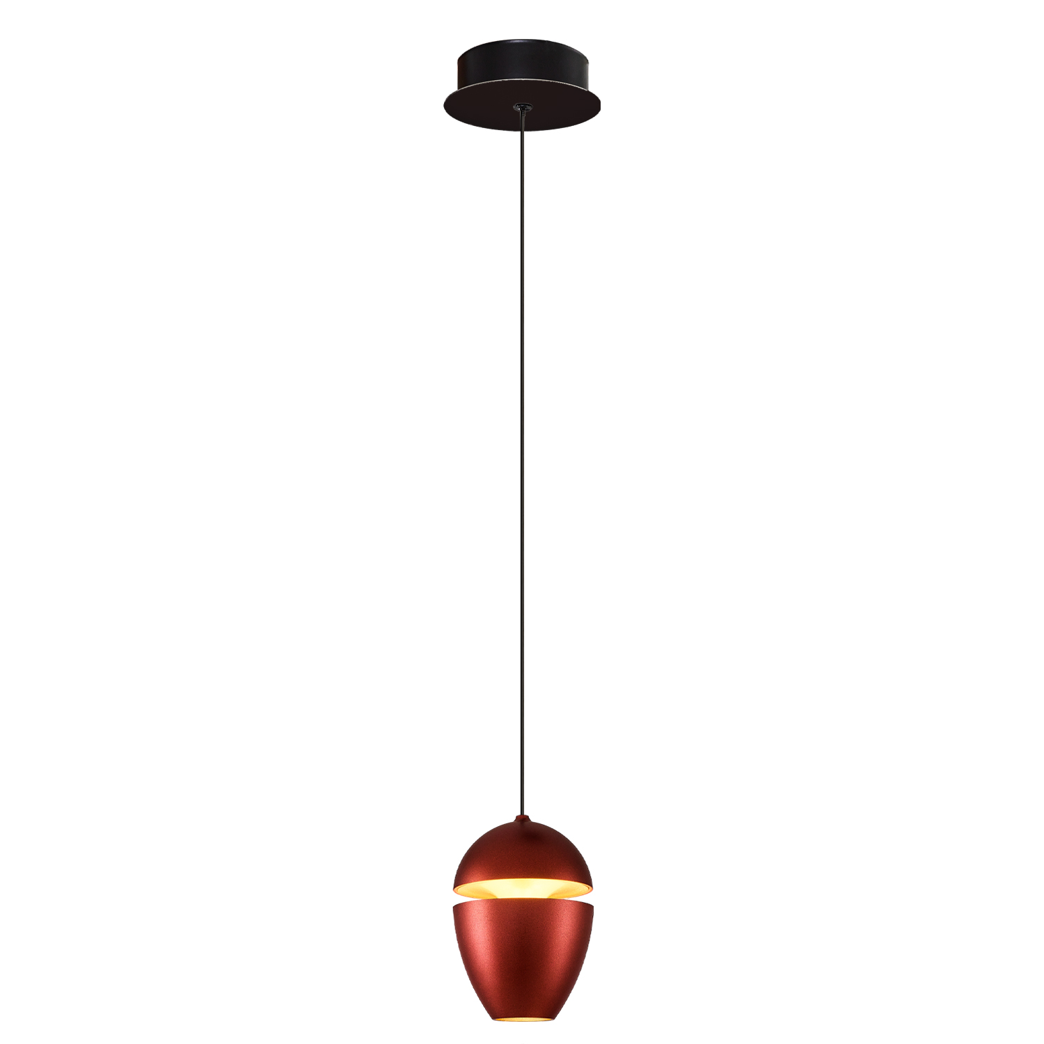 Beyaz-Sarı Akrilik LED Avize 8x120 cm — görsel 6