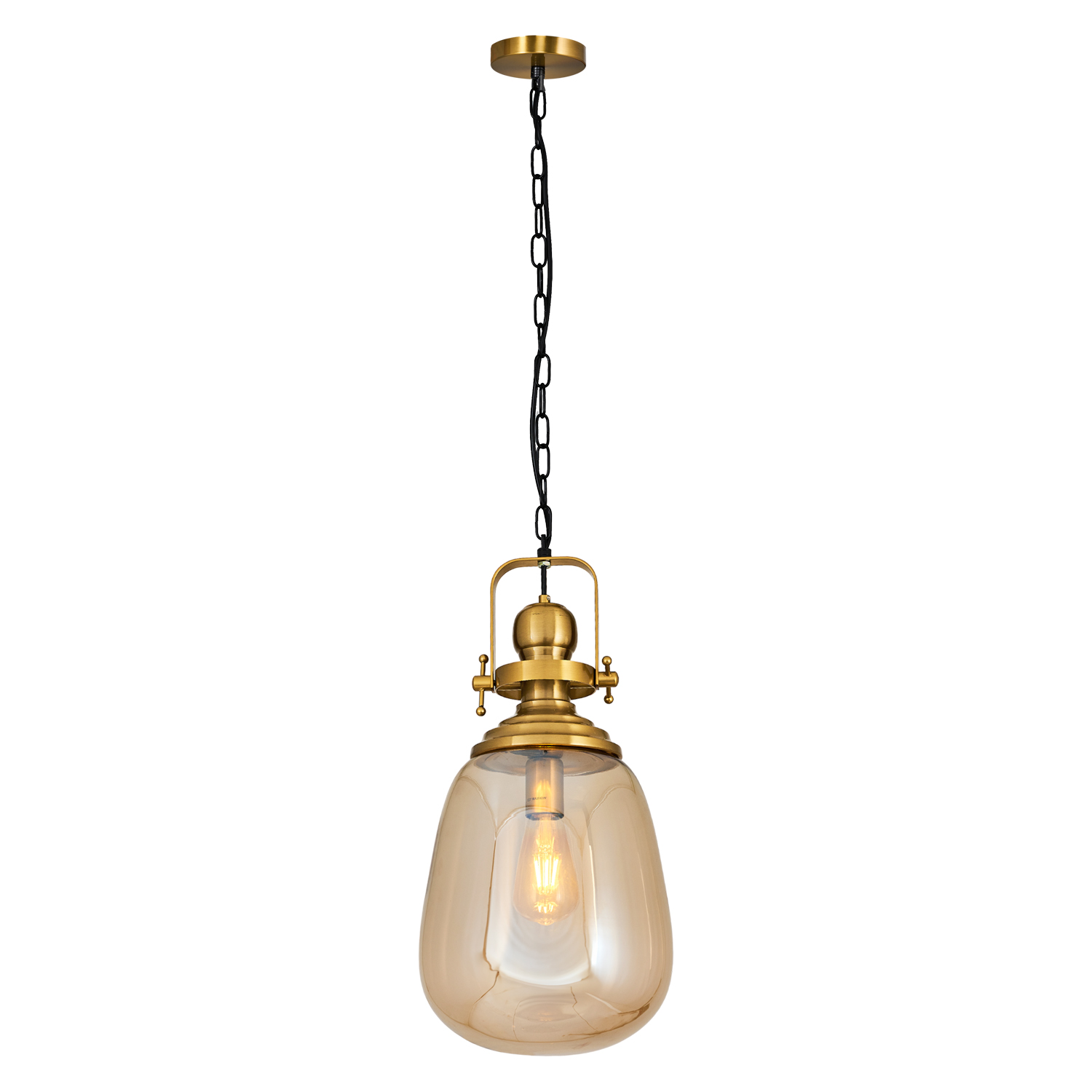 1 Arm Honey Glass Chandelier 50x120 cm 1 Arm Honey Glass Chandelier 50x120 cm