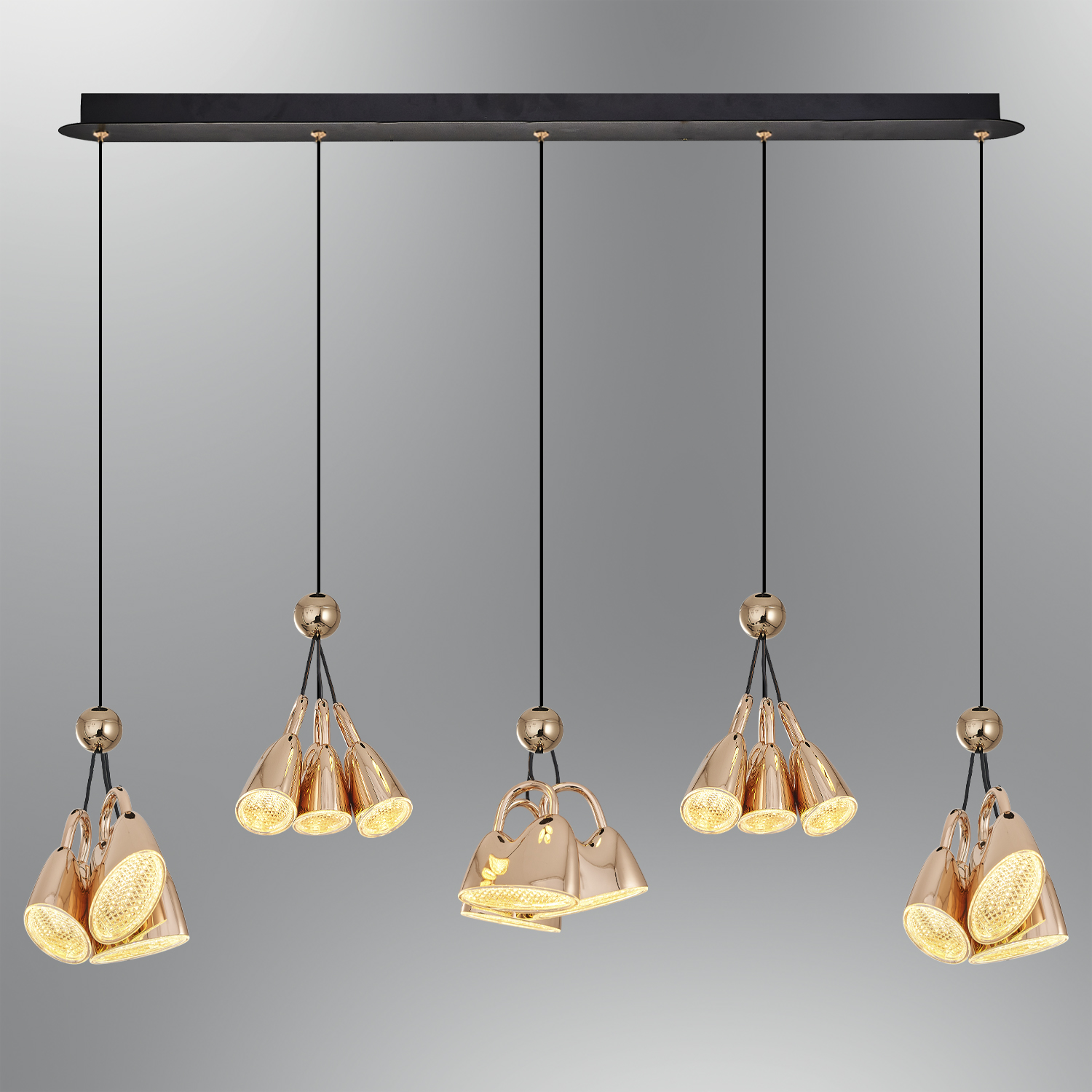 أكريليك LED ثريا 90x120 cm (35w) Akrilik LED Avize 90x120 cm (35w)