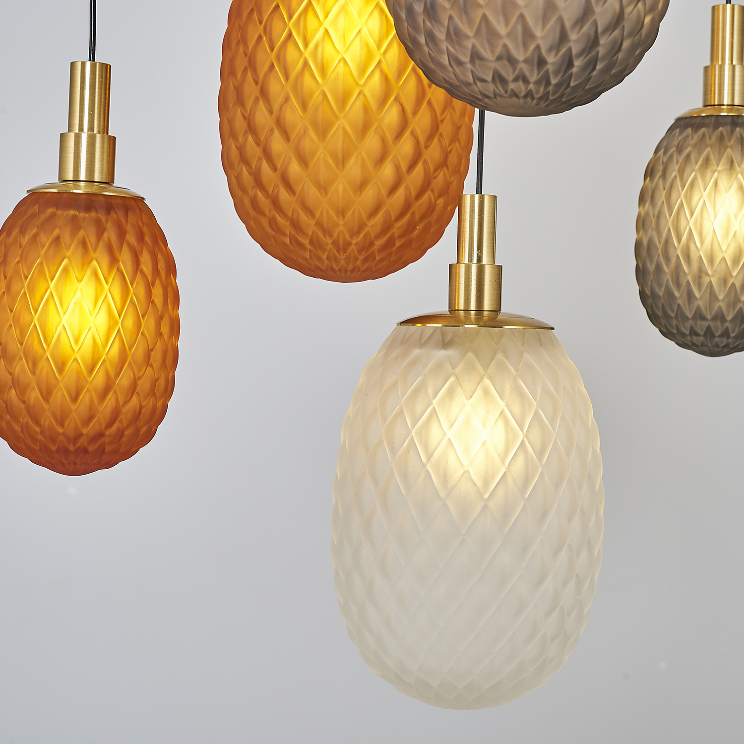 7 Arm Glass Chandelier 95x120 cm 7 Arm Glass Chandelier 95x120 cm