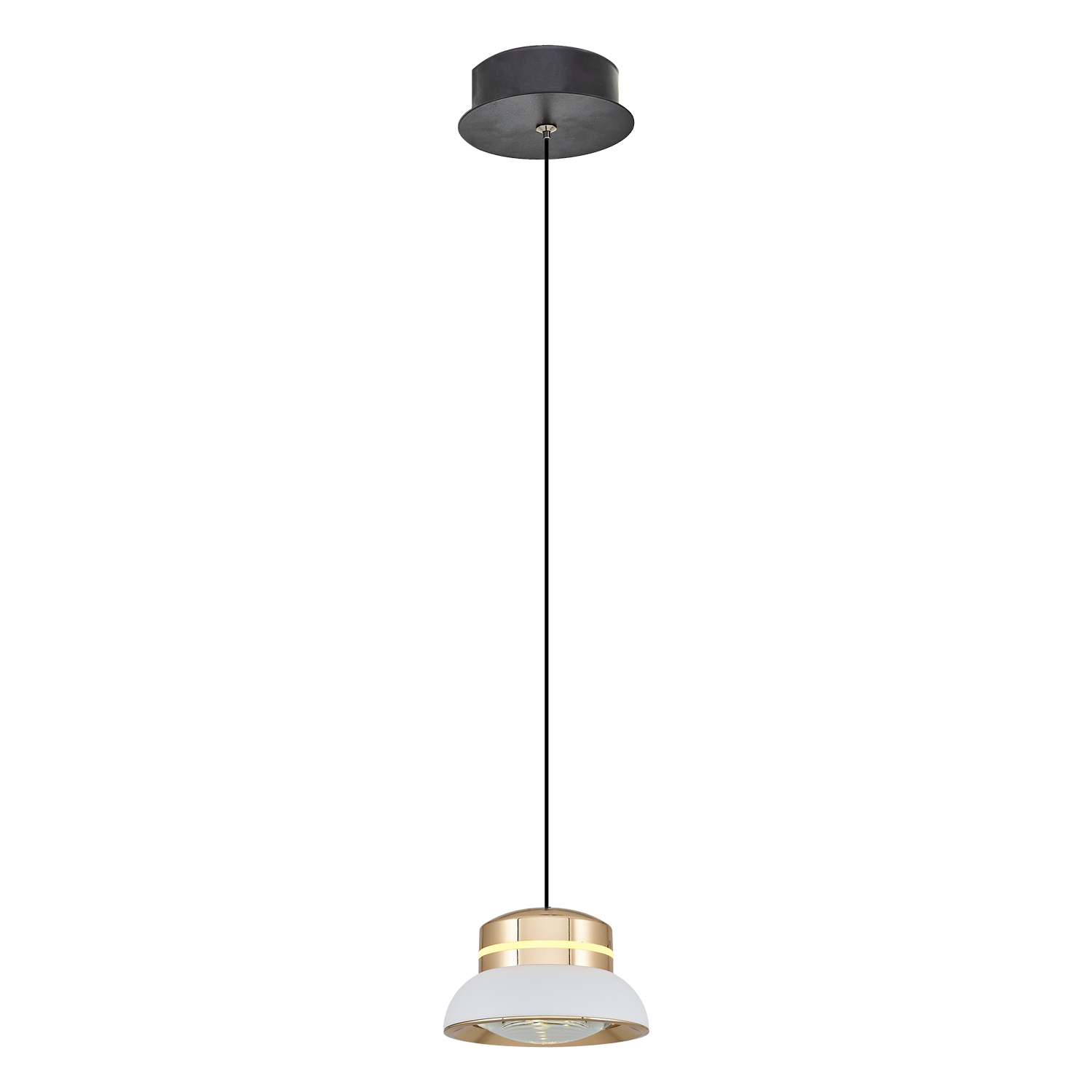 Kırmızı-Gri Akrilik LED Avize 11x120 cm — görsel 2