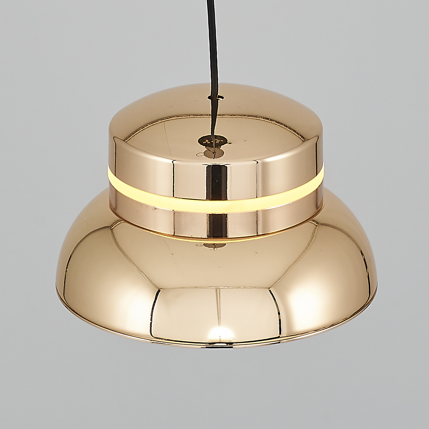 Kırmızı-Gri Akrilik LED Avize 11x120 cm — görsel 5