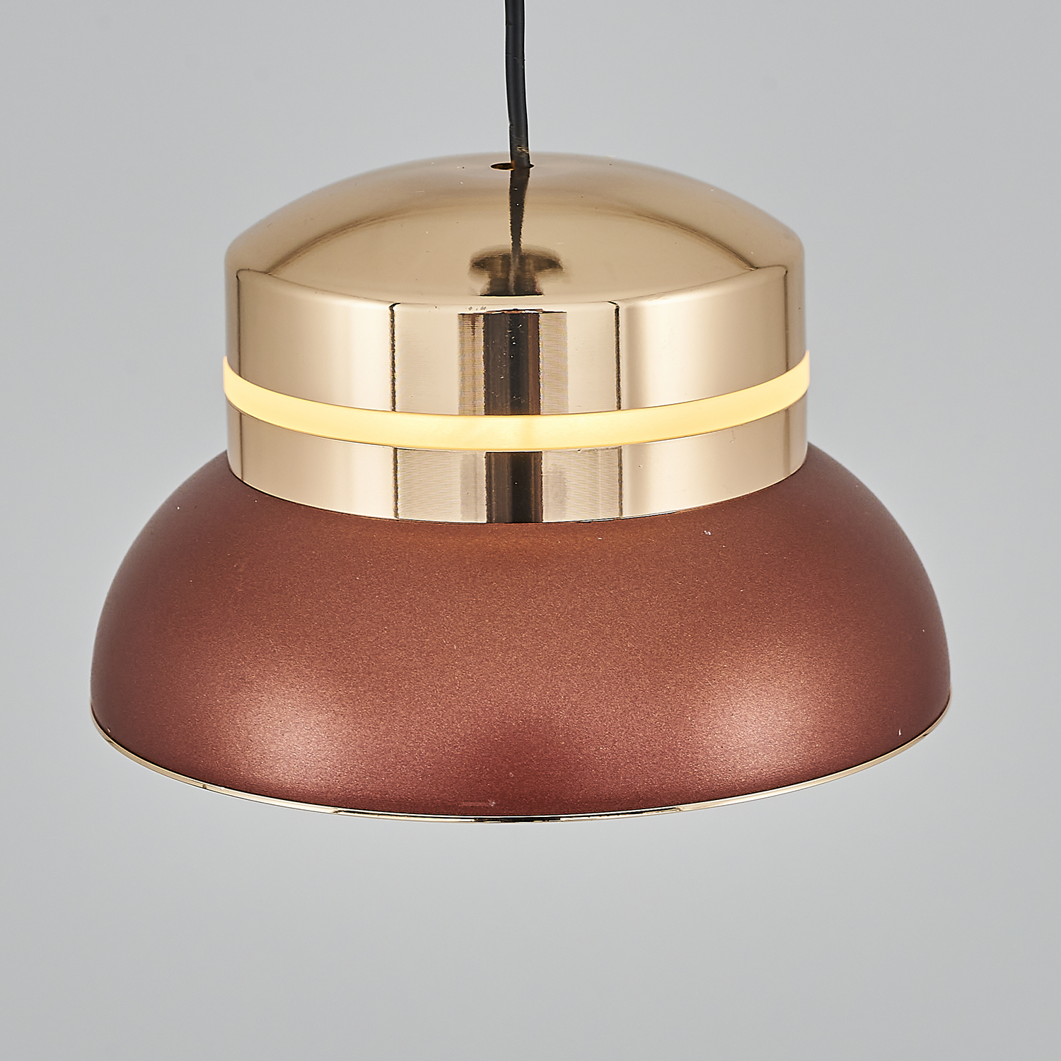 Kırmızı-Gri Akrilik LED Avize 11x120 cm — görsel 7
