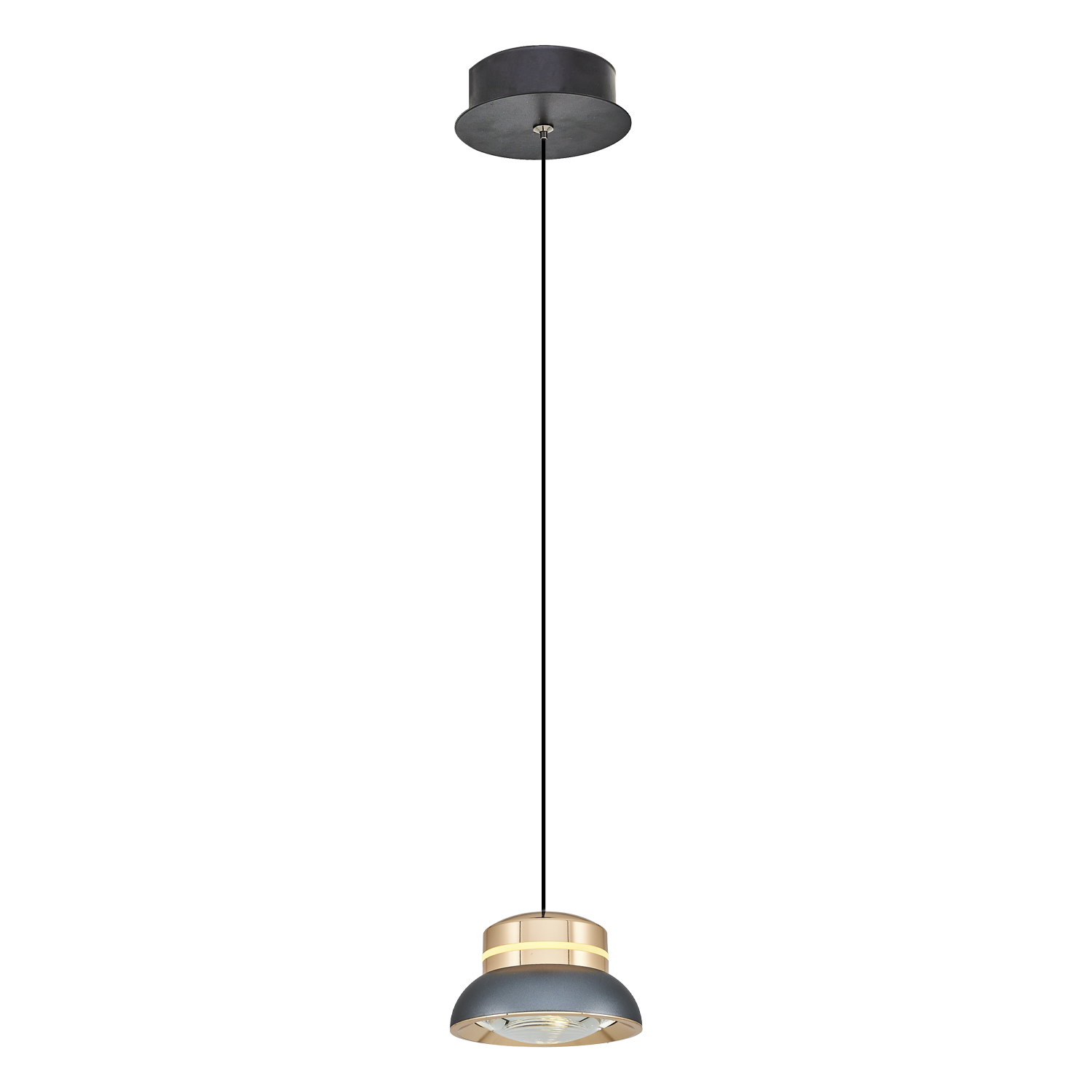 Kırmızı-Gri Akrilik LED Avize 11x120 cm — görsel 8