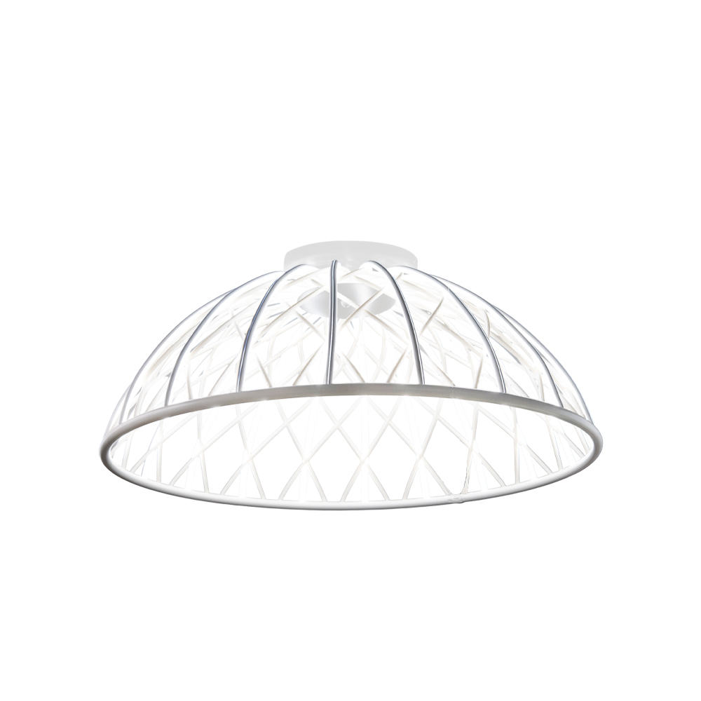 Kırmızı-Siyah Akrilik LED Plafonyer 60x28 cm — görsel 4