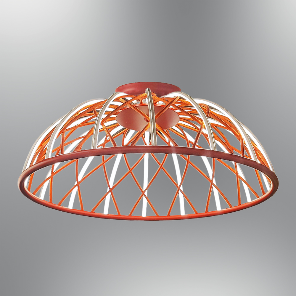 Kırmızı-Siyah Akrilik LED Plafonyer 76x30 cm Kırmızı-Siyah Akrilik LED Plafonyer 76x30 cm