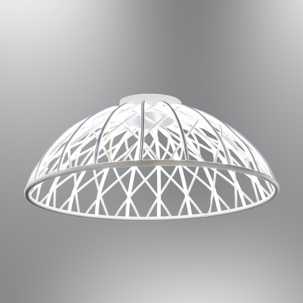 Kırmızı-Siyah Akrilik LED Plafonyer 76x30 cm — görsel 6
