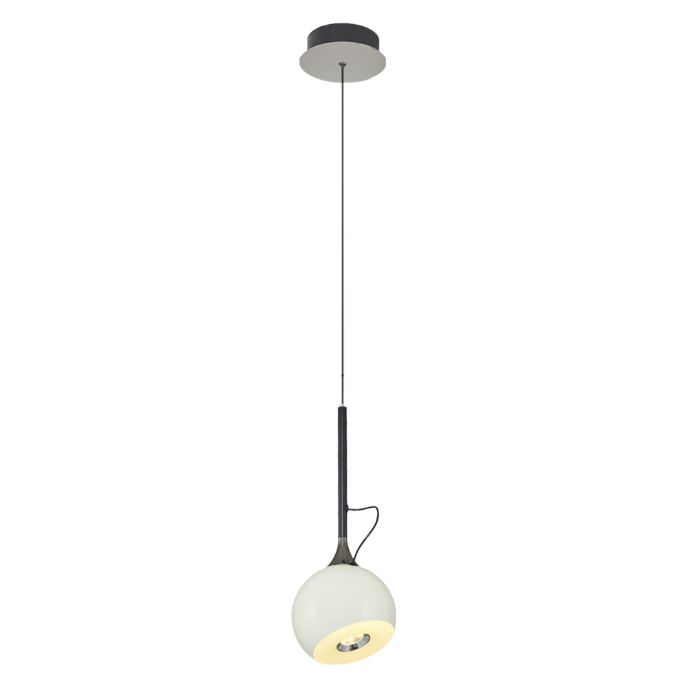 Beyaz-Gri Akrilik LED Avize 12x120 cm — görsel 2