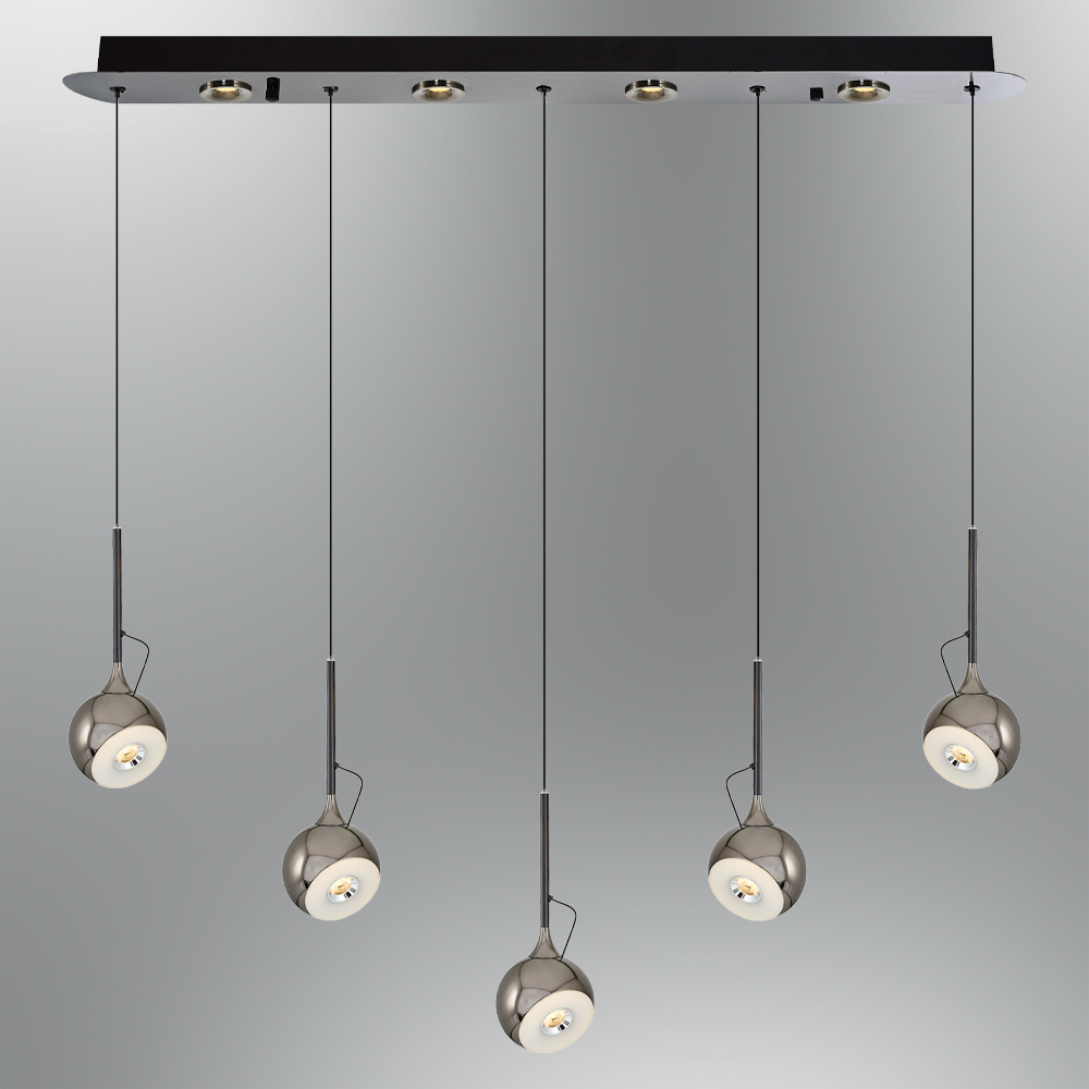 Platino-Mixto Acrílico LED Lámpara de Araña 92x120 cm Platin-Karışık Akrilik LED Avize 92x120 cm