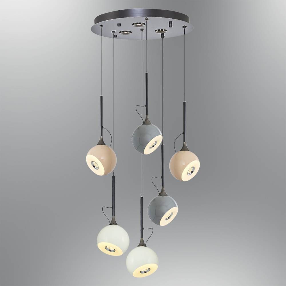 Платиновая-Смешанная Акриловая LED Люстра 40x120 cm Platin-Karışık Akrilik LED Avize 40x120 cm