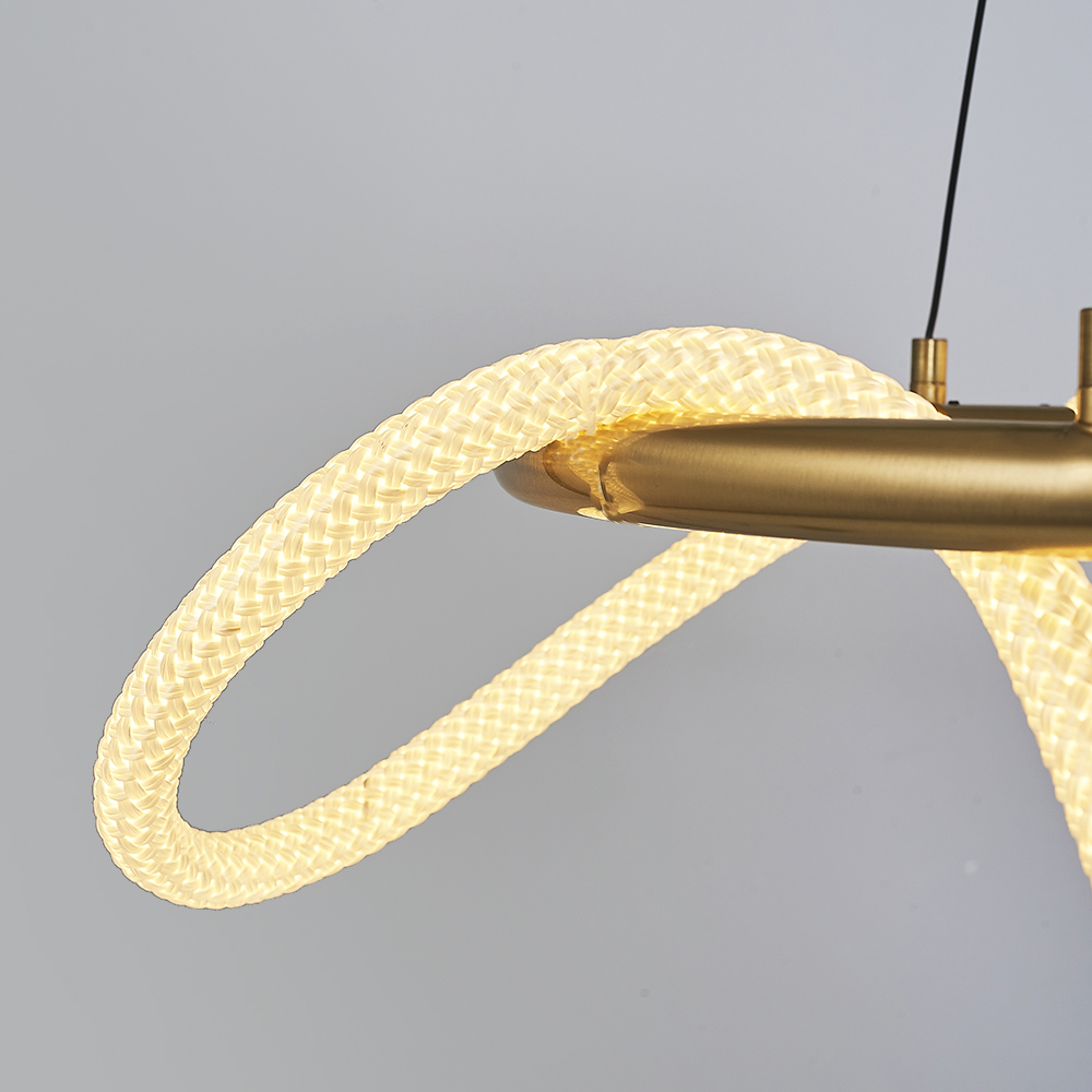 Siyah-Eskitme Akrilik LED Avize 76x120 cm — görsel 5