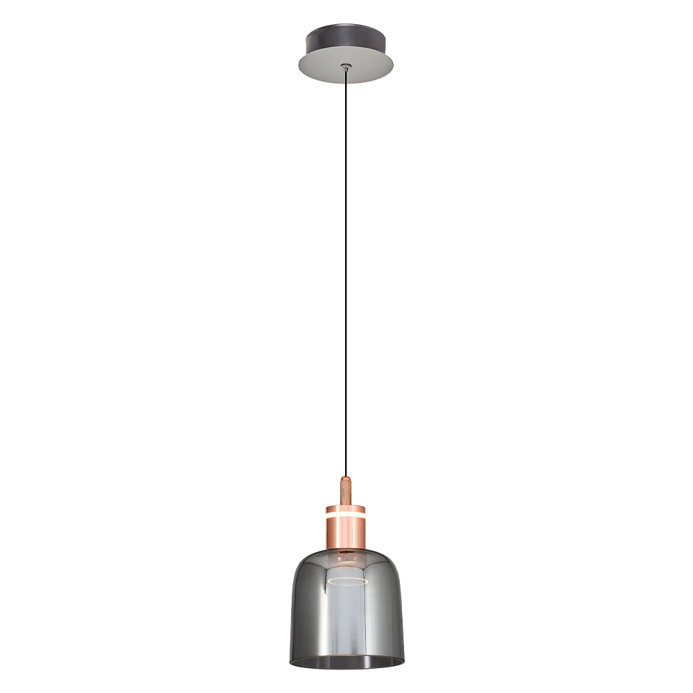 Amber-Gri Cam LED Avize 14x120 cm (6w) — görsel 2