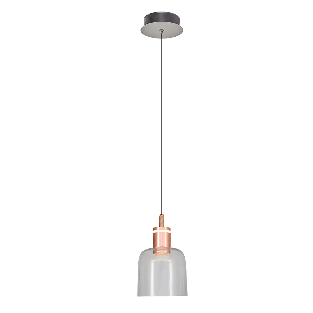 Amber-Gri Cam LED Avize 14x120 cm (6w) — görsel 4