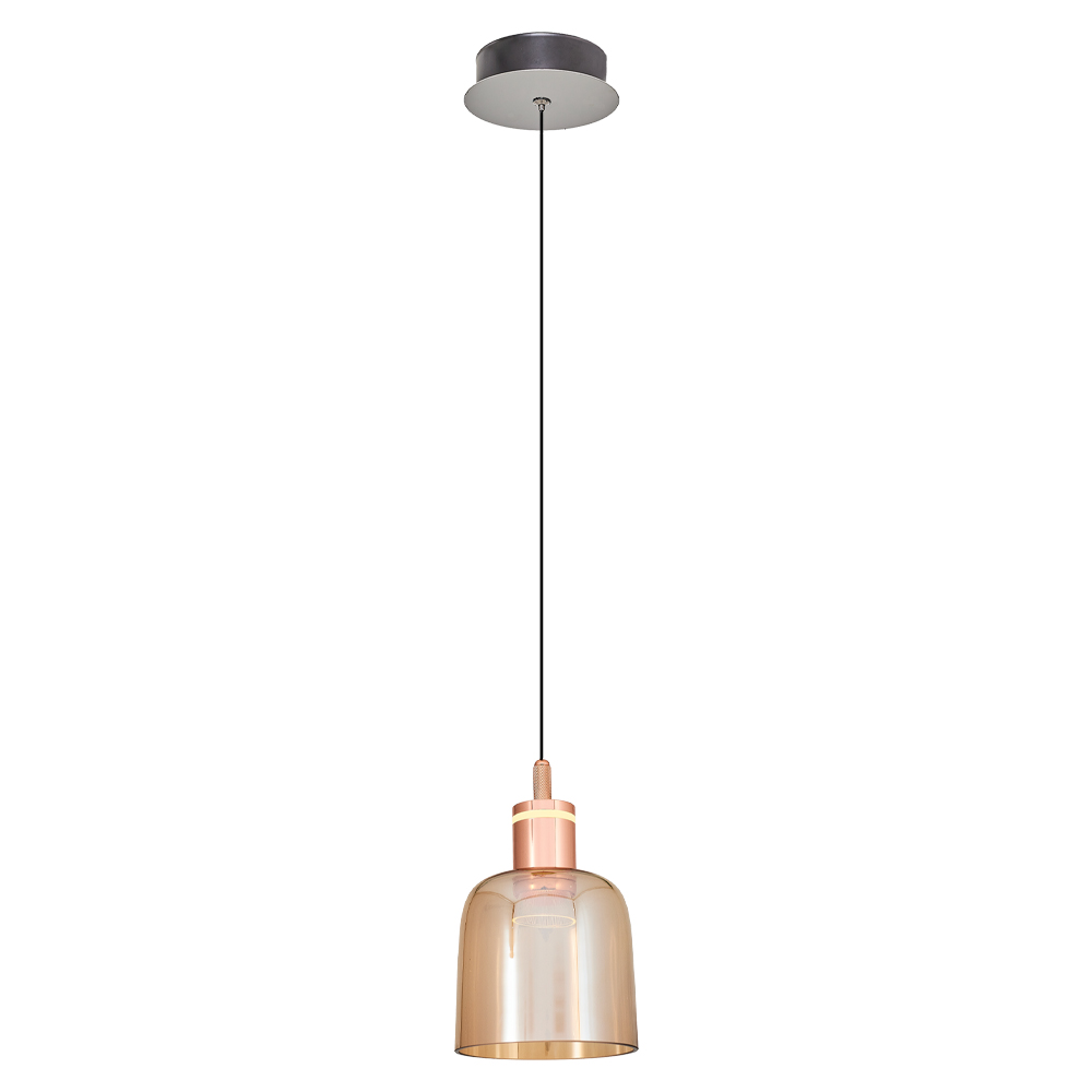 Amber-Gri Cam LED Avize 14x120 cm (6w) — görsel 6
