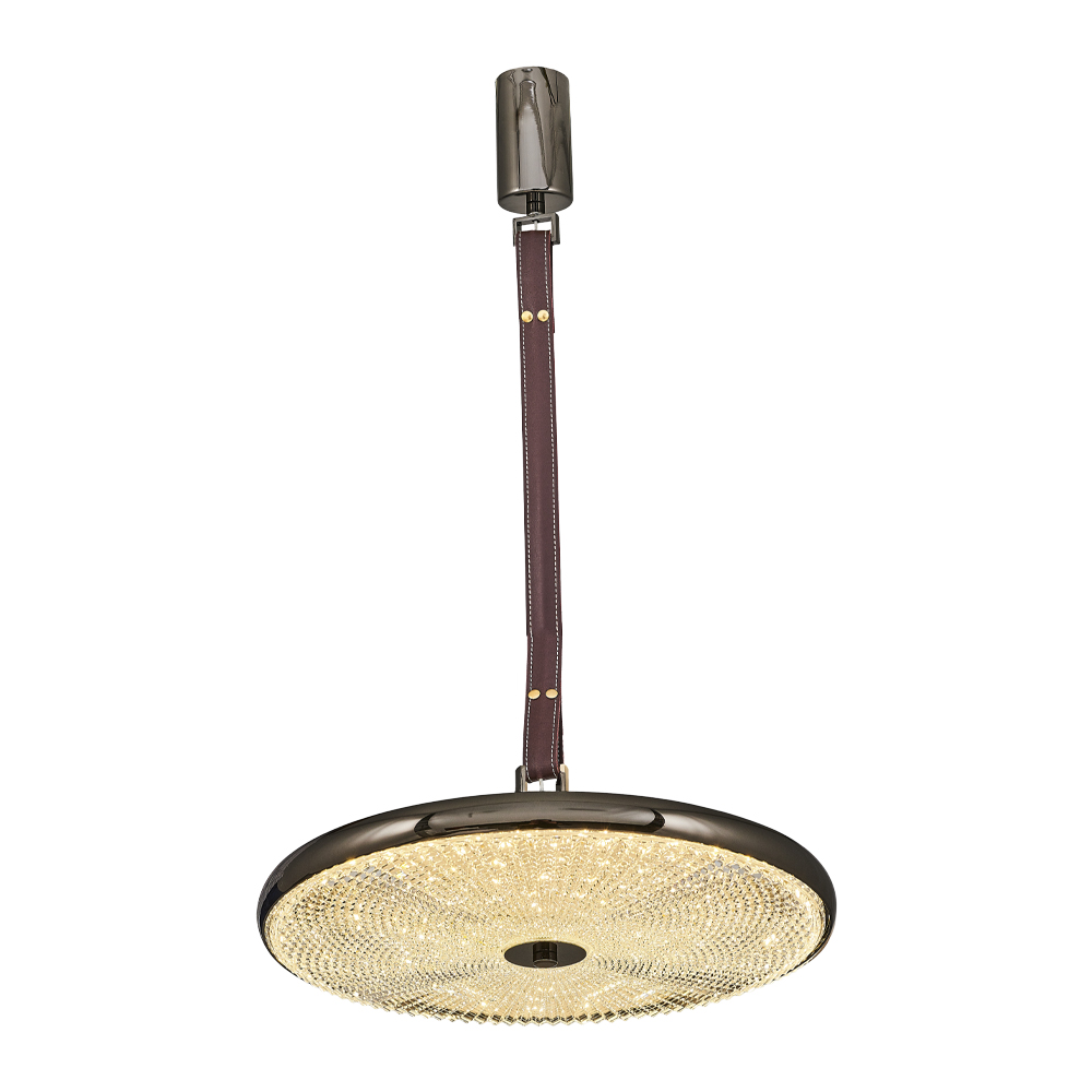 Sarı-Platin Akrilik LED Avize 50x180 cm — görsel 3