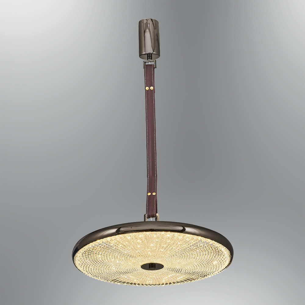 Sarı-Platin Akrilik LED Avize 50x180 cm — görsel 4