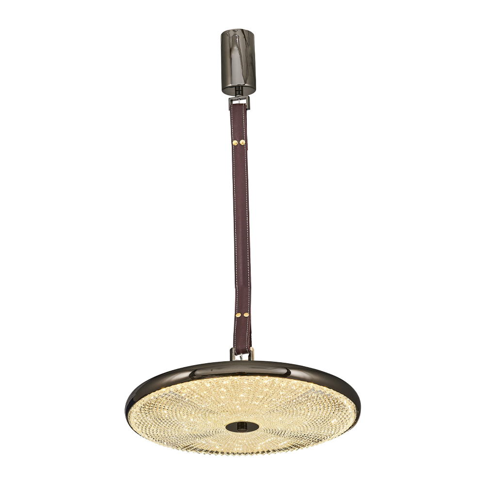Sarı-Platin Akrilik LED Avize 40x180 cm — görsel 3
