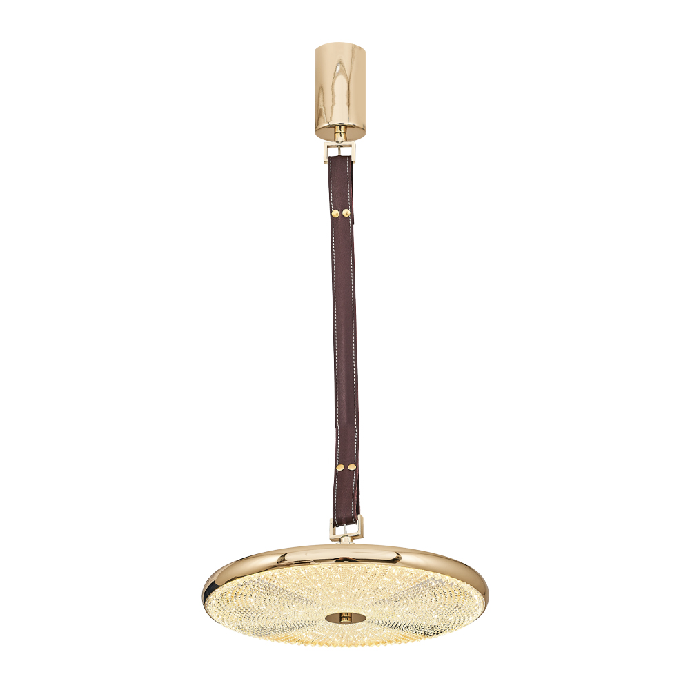 Sarı-Platin Akrilik LED Avize 30x180 cm — görsel 2