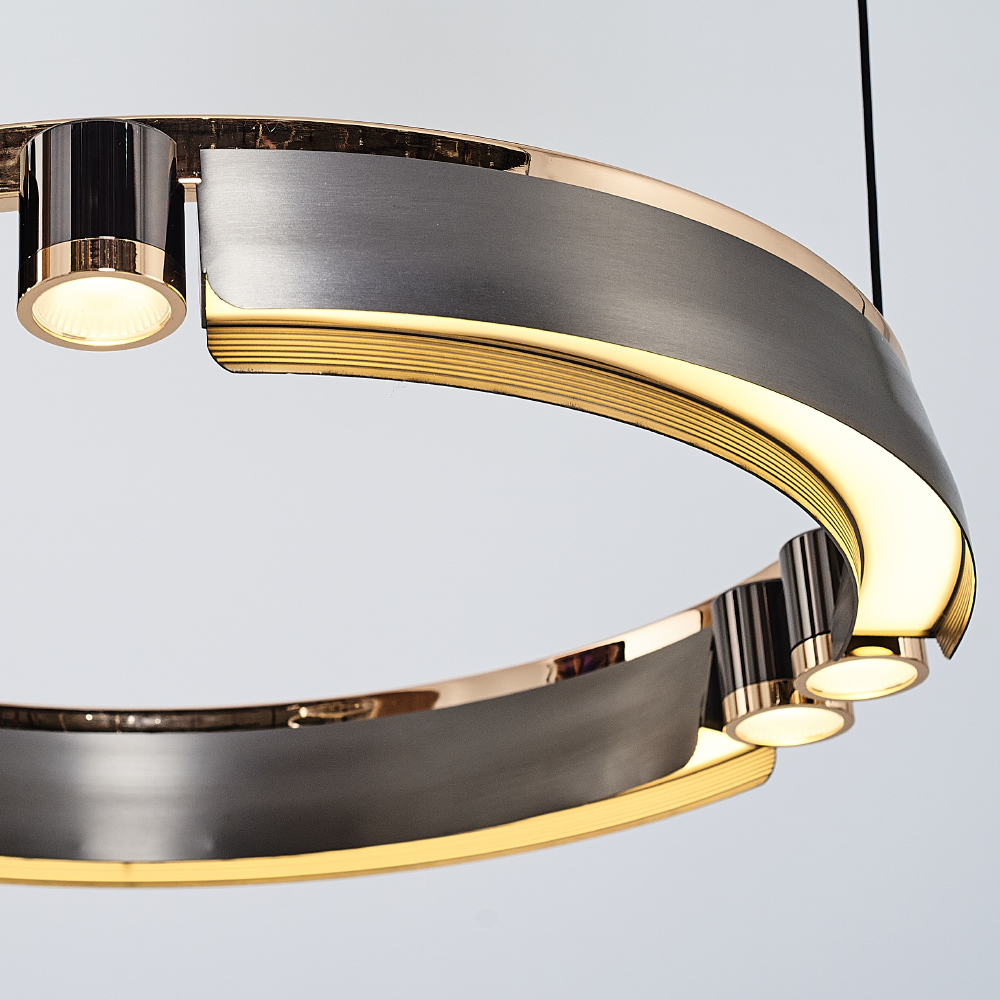 Metal LED Chandelier 110x160 cm Metal LED Chandelier 110x160 cm