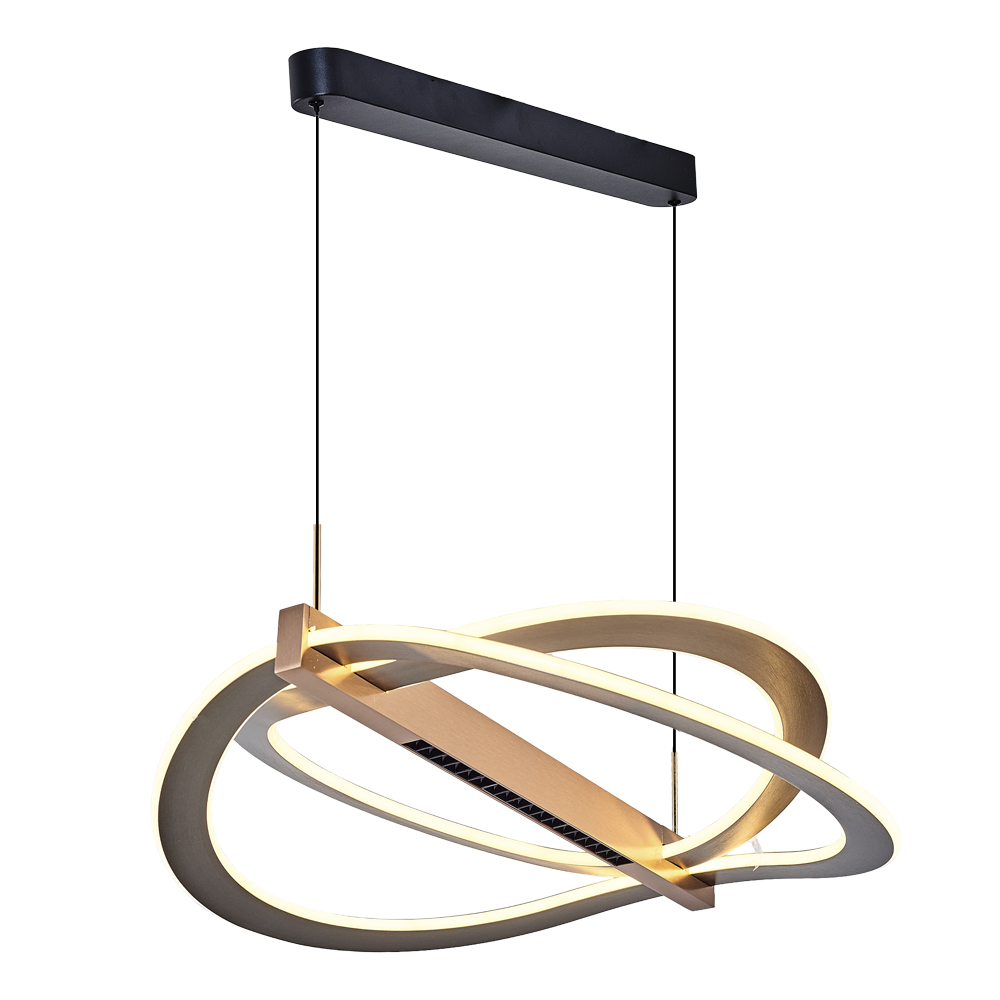 Akrilik LED Avize 63x120 cm — görsel 2