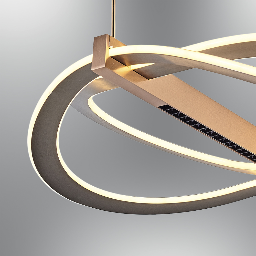 Akrilik LED Avize 63x120 cm — görsel 3