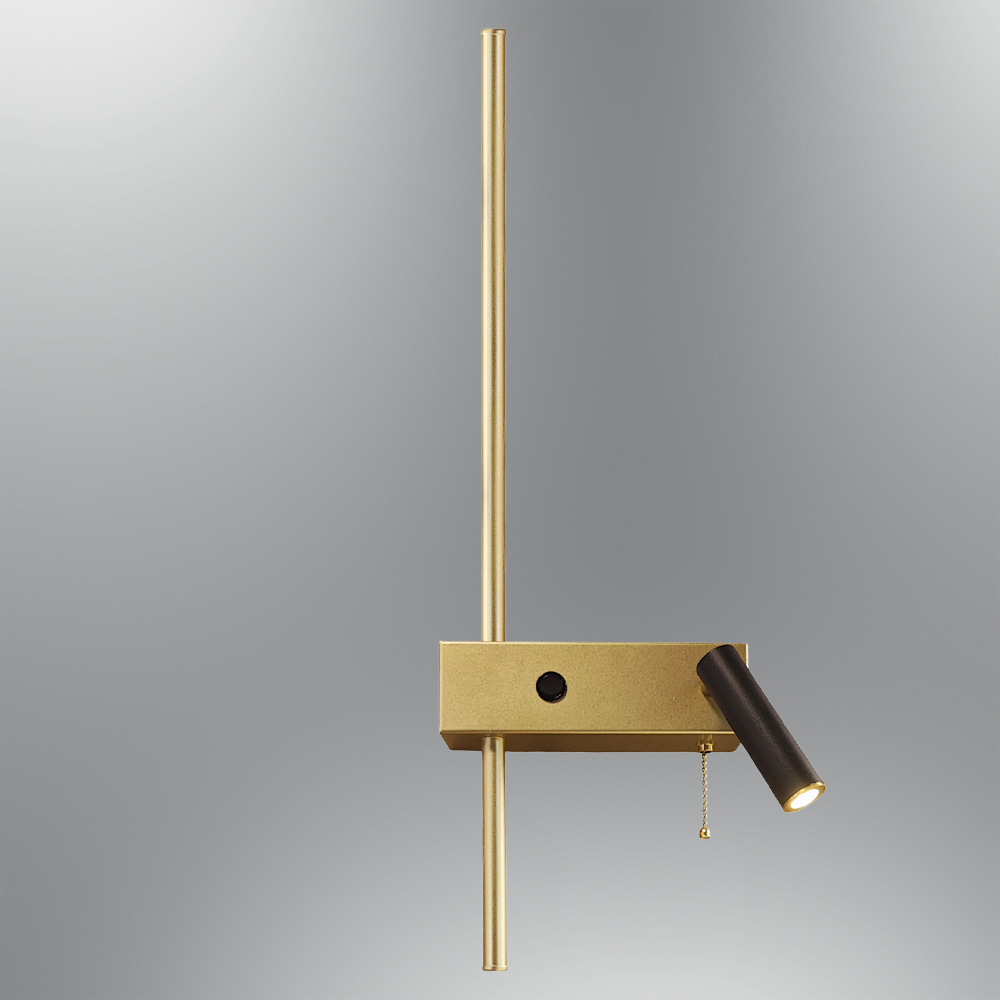 Siyah-Eskitme Akrilik LED Aplik 20x80 cm — görsel 7