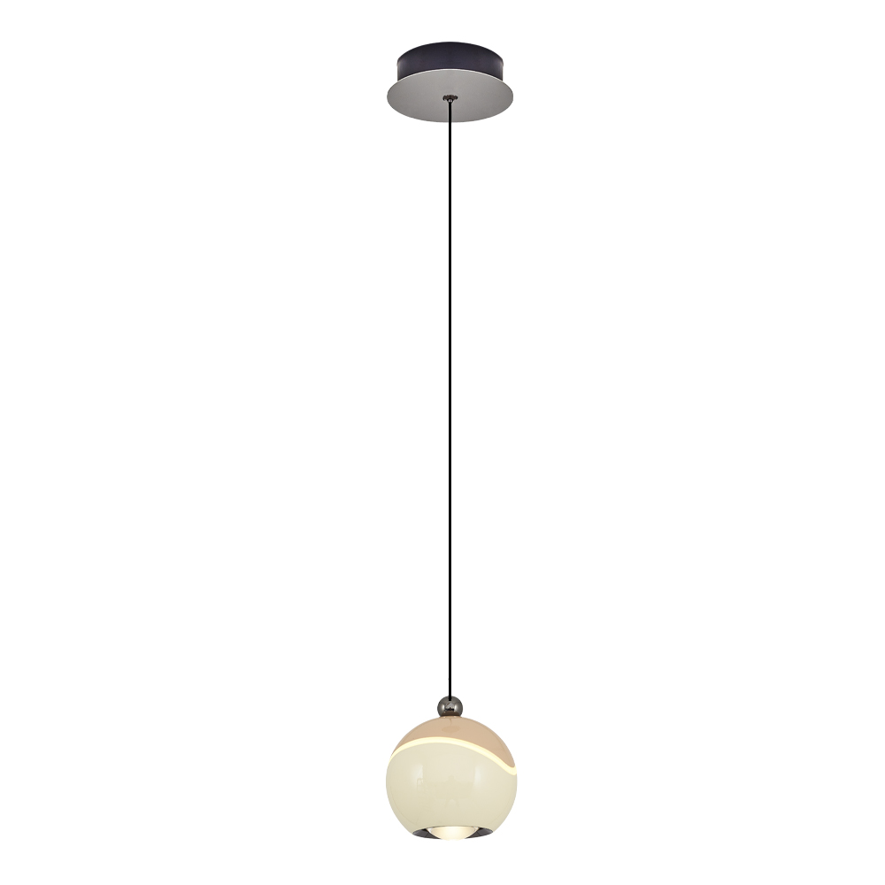 Beyaz-Yeşil Akrilik LED Avize 10x120 cm — görsel 2