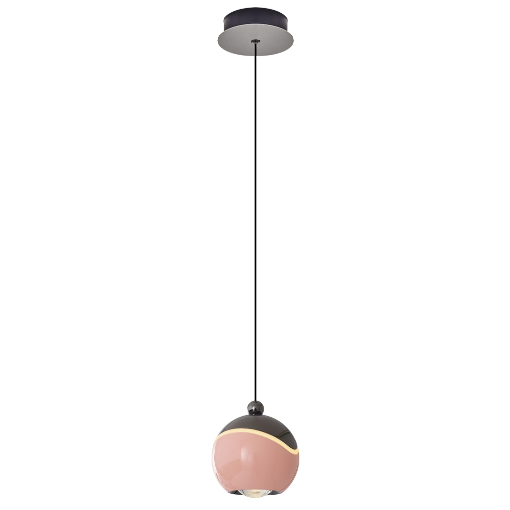 Beyaz-Yeşil Akrilik LED Avize 10x120 cm — görsel 4
