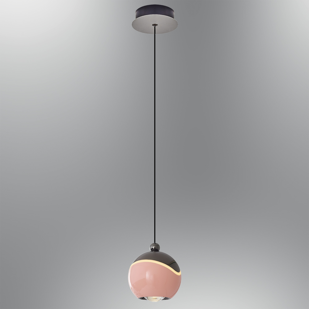 Beyaz-Yeşil Akrilik LED Avize 10x120 cm — görsel 7