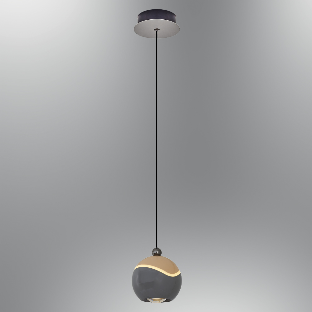 Beyaz-Yeşil Akrilik LED Avize 10x120 cm — görsel 8