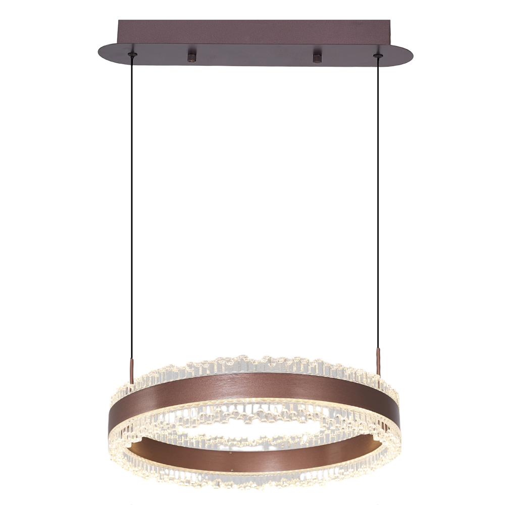 Sarı-Kahve Akrilik LED Avize 40x120 cm (20w) — görsel 3