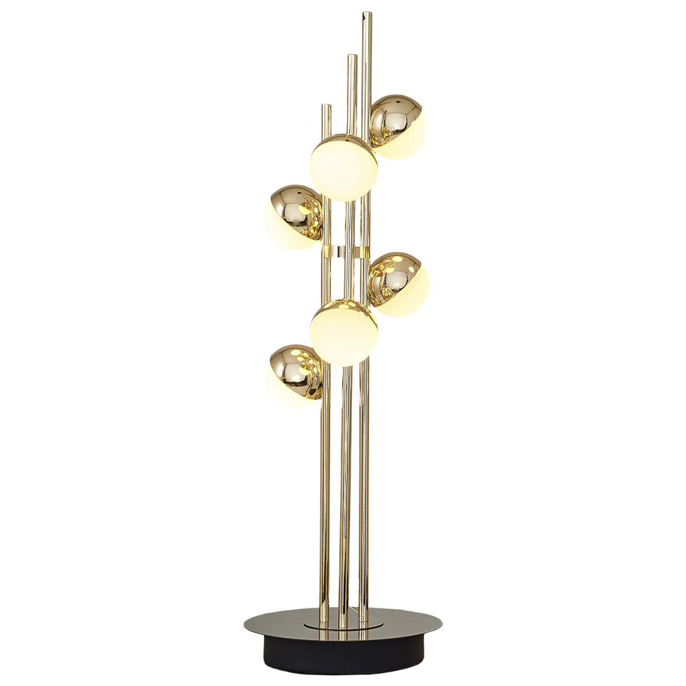 Sarı-Platin Akrilik LED Masa Lambası 15x48 cm Sarı-Platin Akrilik LED Masa Lambası 15x48 cm