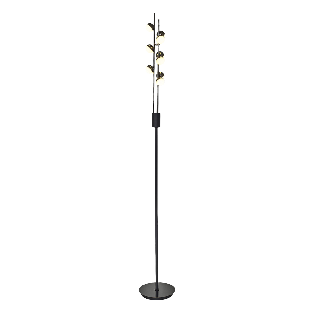 Sarı-Platin Akrilik LED Lambader 23x170 cm — görsel 4