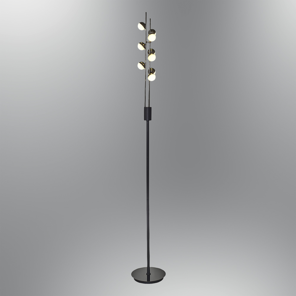 Sarı-Platin Akrilik LED Lambader 23x170 cm — görsel 5