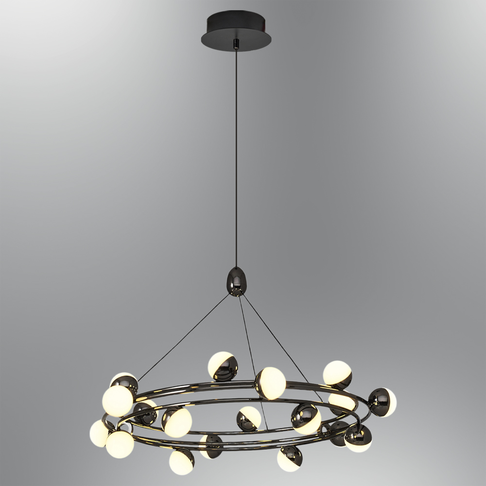 Sarı-Platin Akrilik LED Avize 58x120 cm Sarı-Platin Akrilik LED Avize 58x120 cm