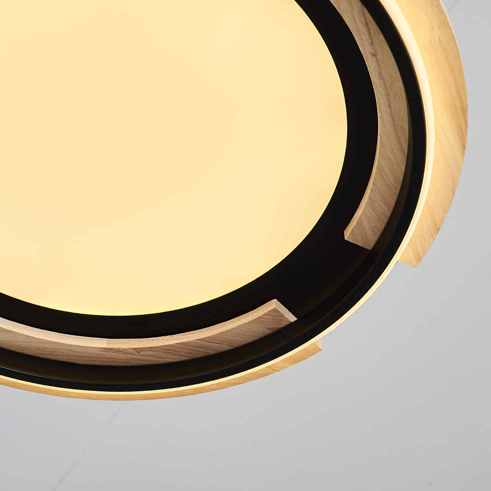 Ahşap LED Plafonyer 50x10 cm — görsel 3