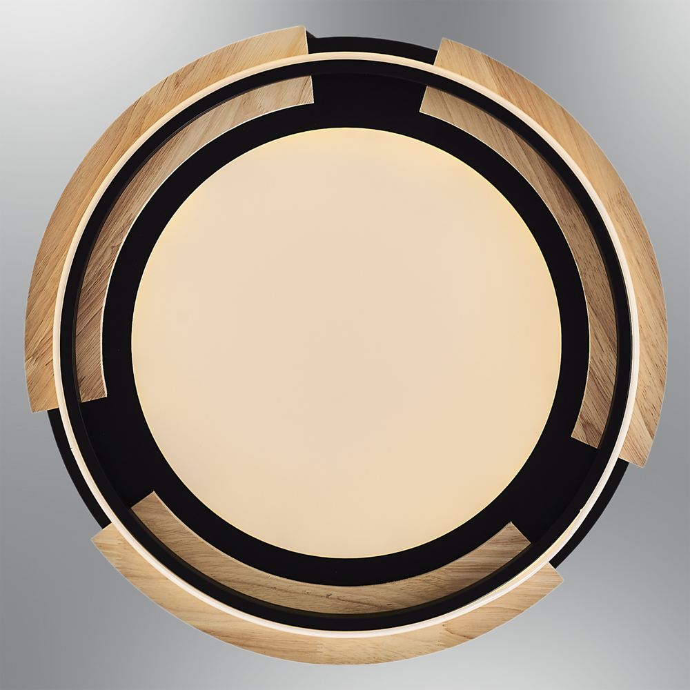 Ahşap LED Plafonyer 50x10 cm — görsel 4