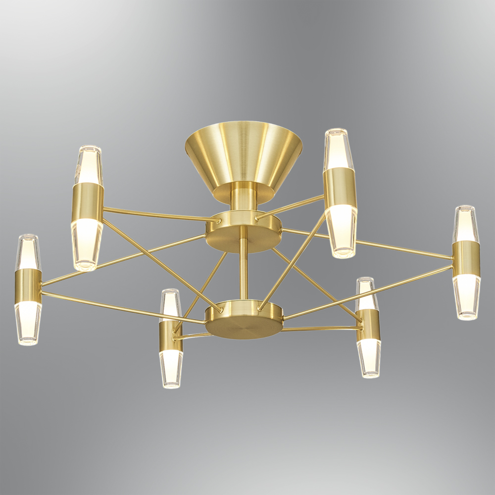 Sarı-Siyah Akrilik LED Plafonyer 60x26 cm Sarı-Siyah Akrilik LED Plafonyer 60x26 cm