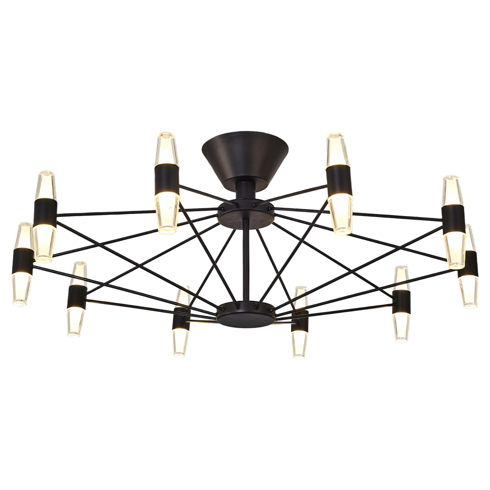Sarı Akrilik LED Plafonyer 80x32 cm — görsel 5