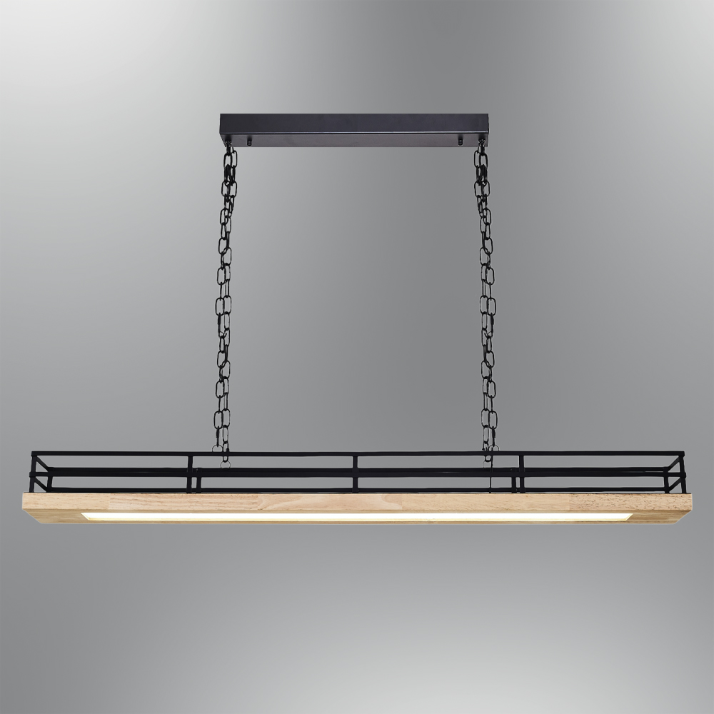 Деревянная LED Люстра 120x120 cm (40w) Ahşap LED Avize 120x120 cm (40w)
