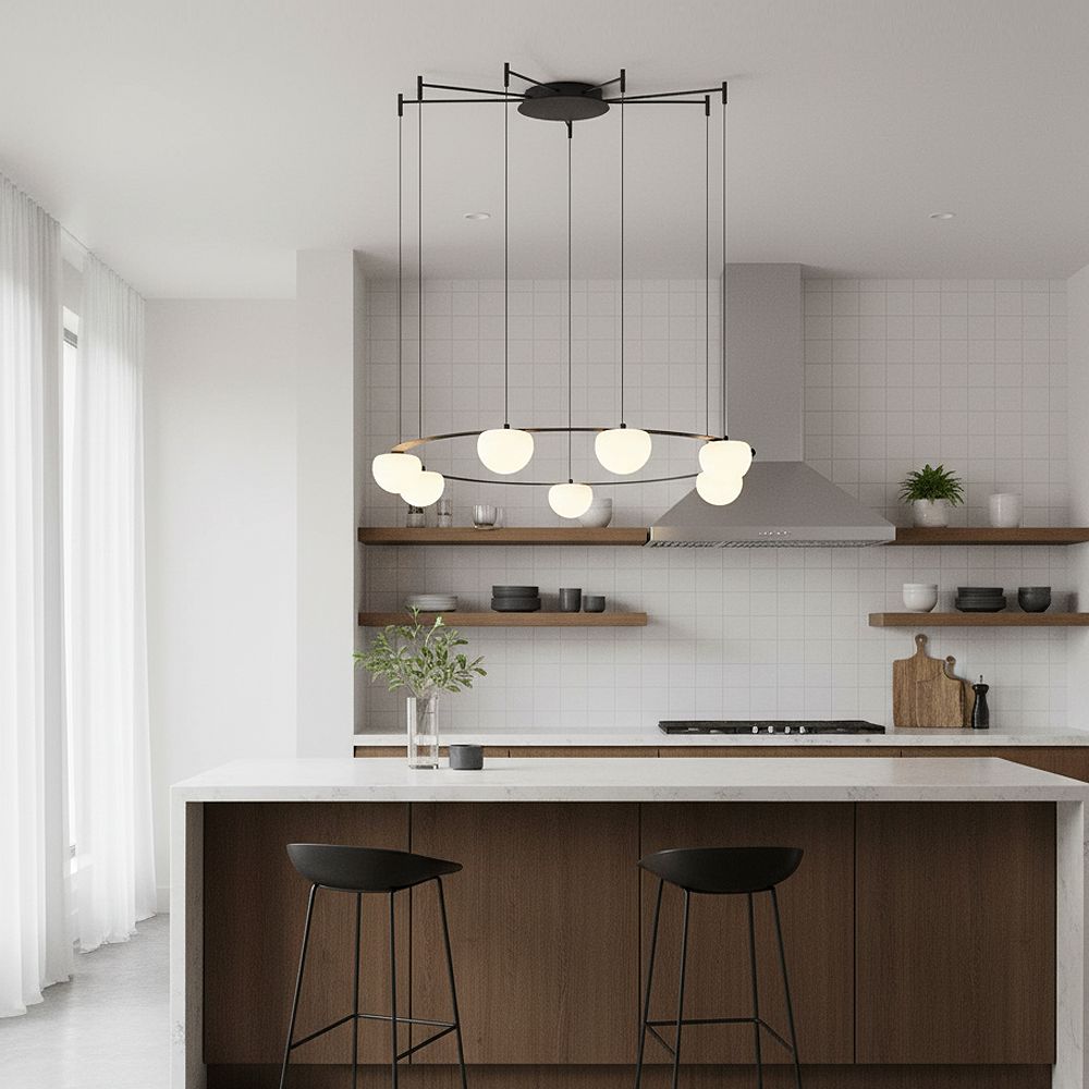 Akrilik LED Avize 75x120 cm — görsel 5