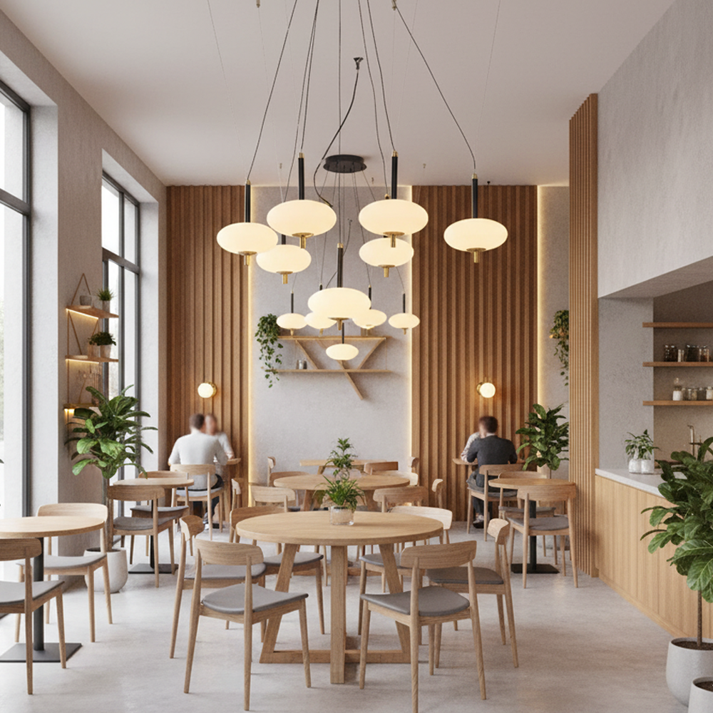 Akrilik LED Avize 100x70 cm — görsel 4