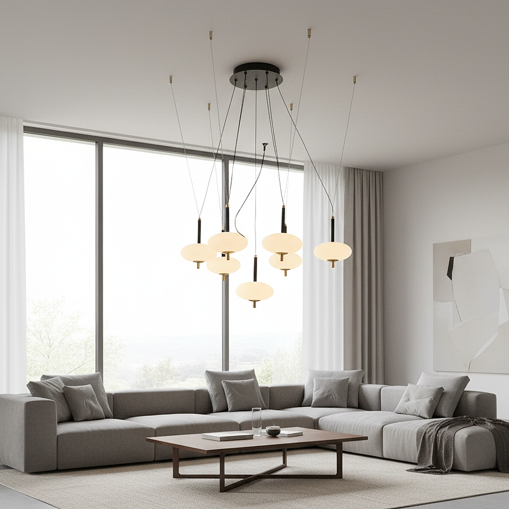 Akrilik LED Avize 100x70 cm — görsel 5