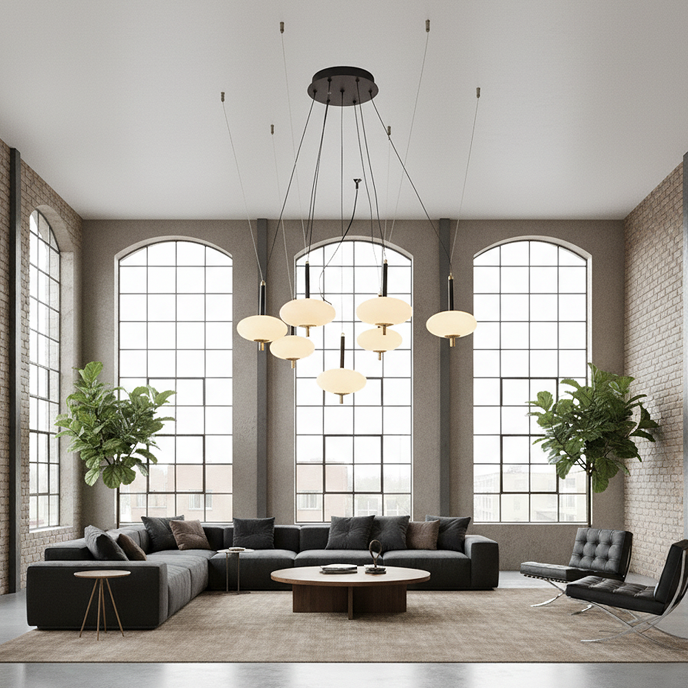 Akrilik LED Avize 100x70 cm — görsel 7