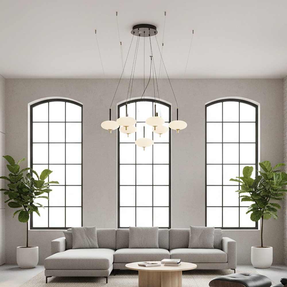 Akrilik LED Avize 100x70 cm — görsel 8