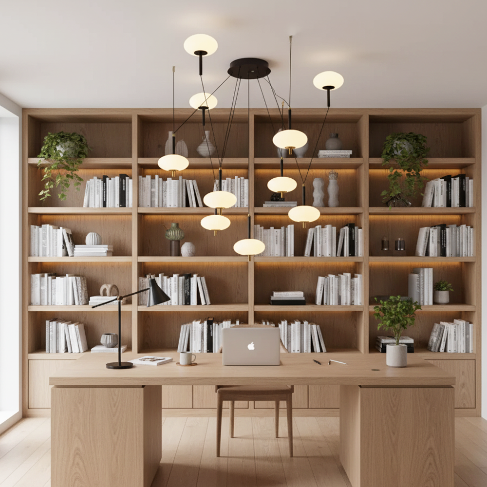 Akrilik LED Avize 100x100 cm — görsel 5