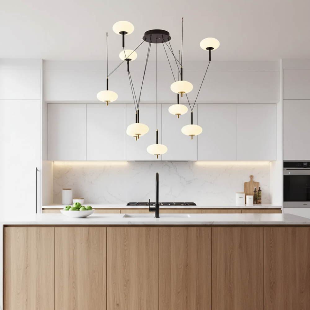 Akrilik LED Avize 100x100 cm — görsel 6